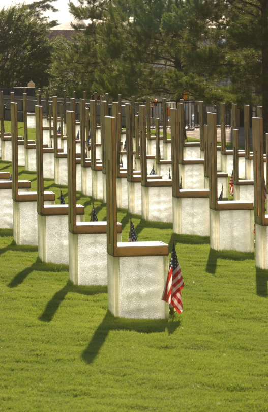 Oklahoma City National Memorial chair lawn OKC OK