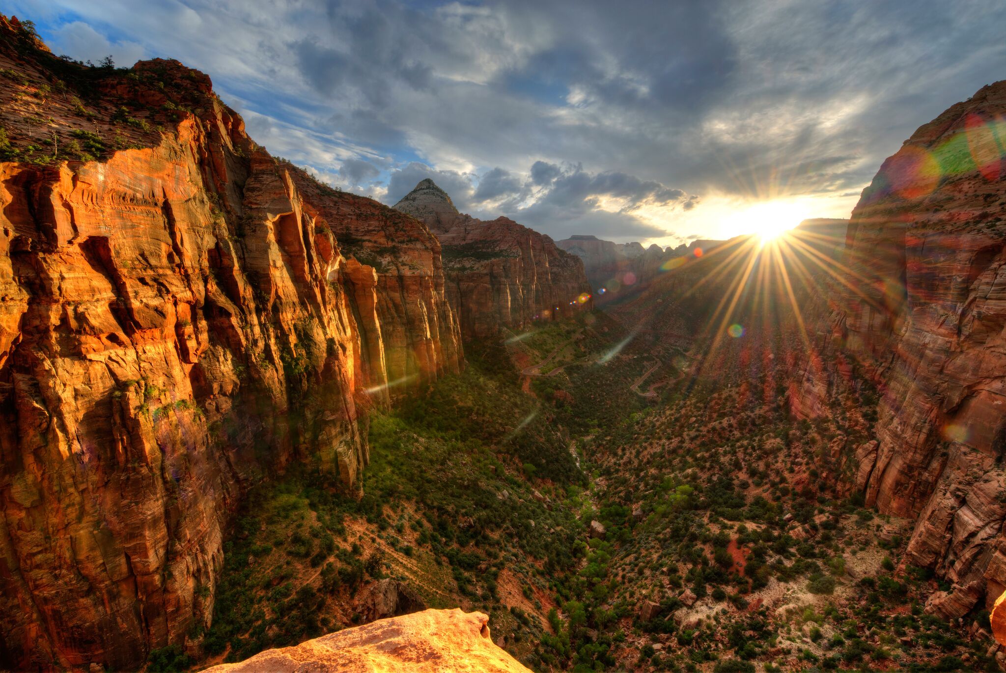zion observation Point sunset JT