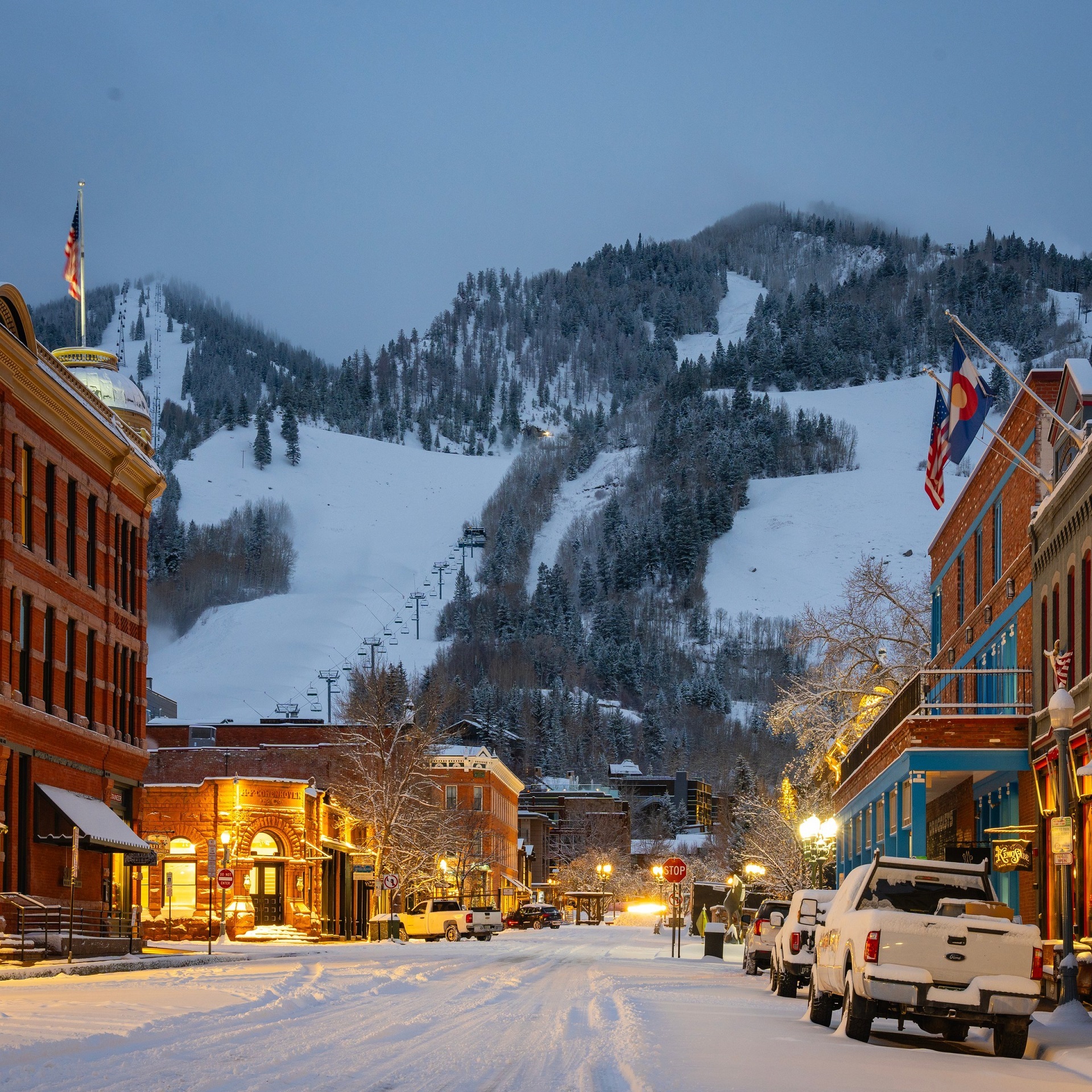 Aspen - Winter Stadt