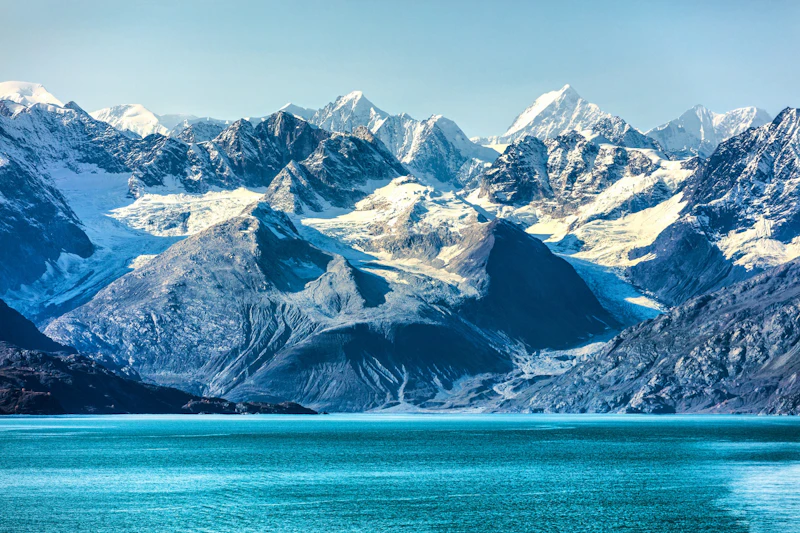 Alaska - Allgemein Gletscher - Meer