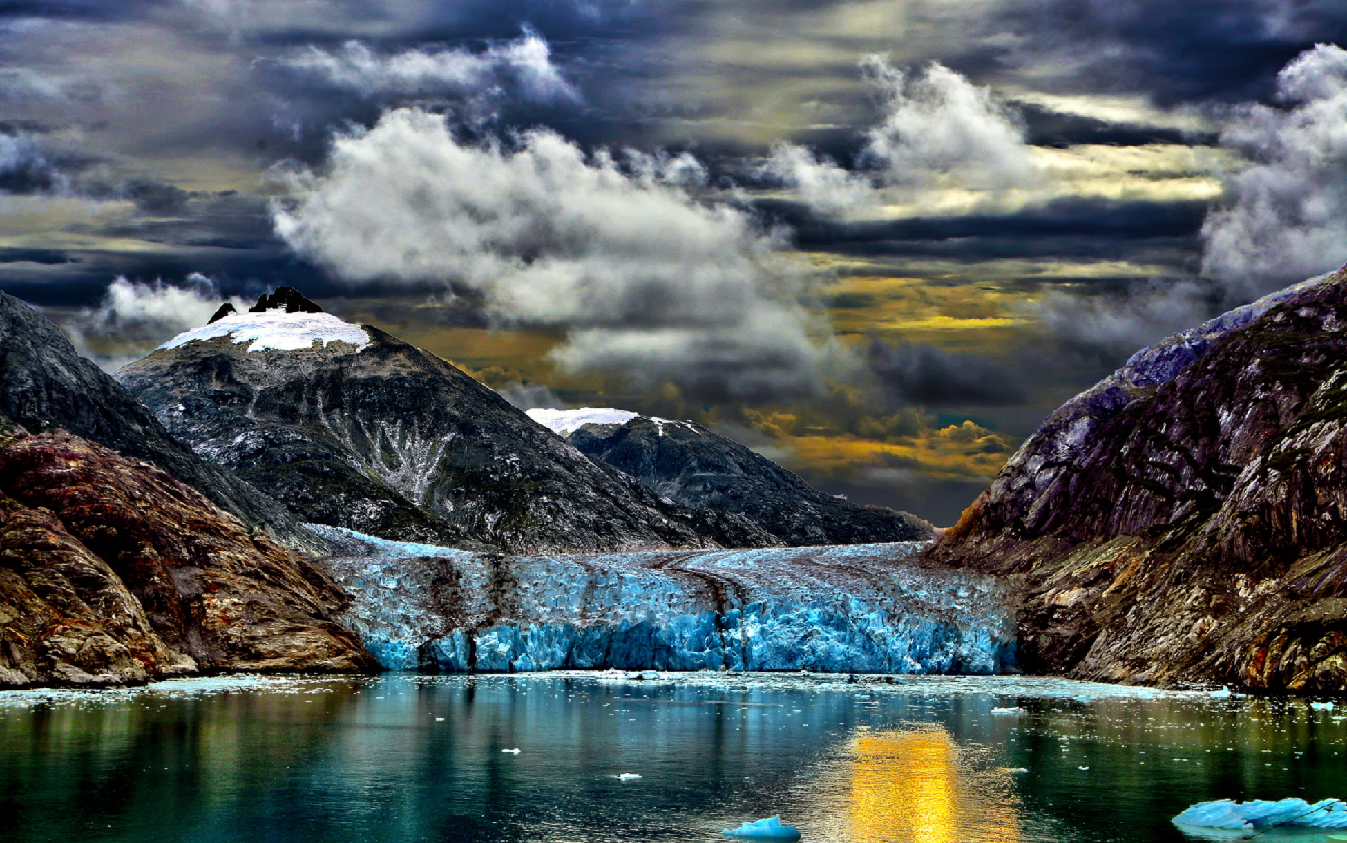 Alaska - Allgemein Gletscher + Wasser