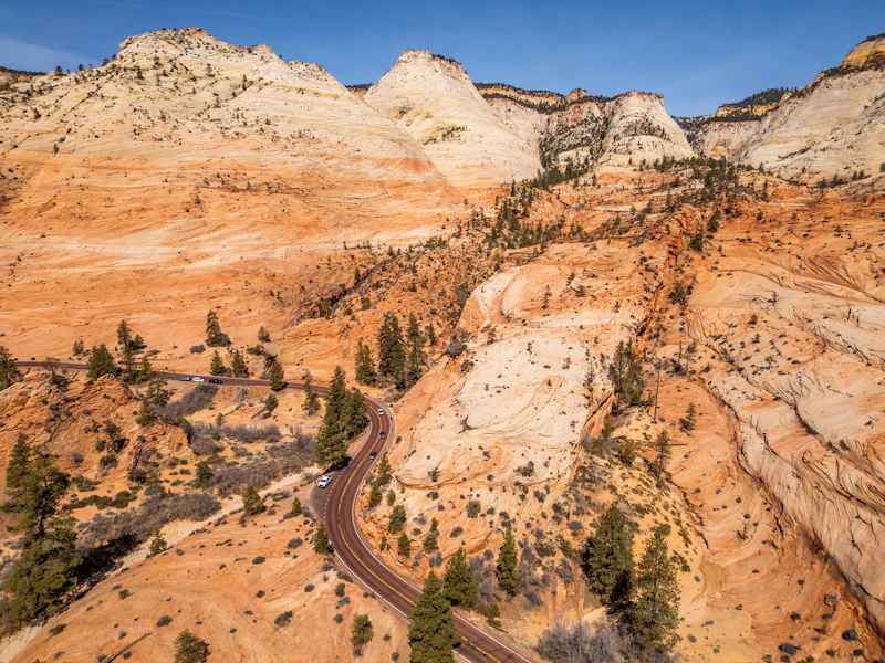 Utah - Zion Straße