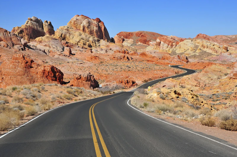 Utah - Fahrt Straße