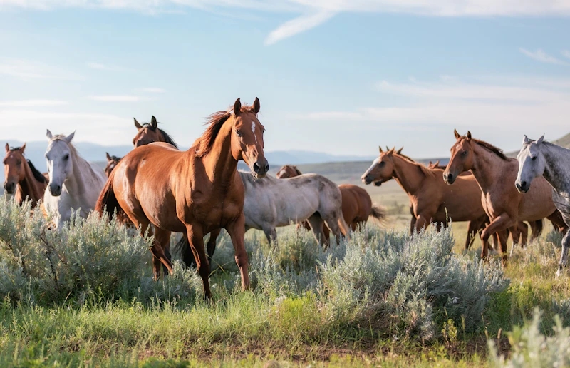 Wyoming - Wildpferde