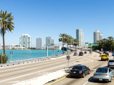 Florida - Fahrt Miami nördlich
