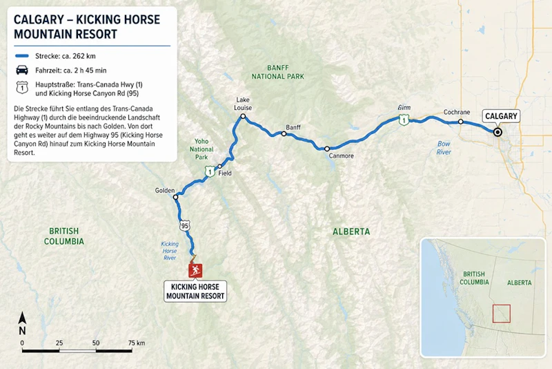 Kicking Horse - Karte YYC - Kicking Horse